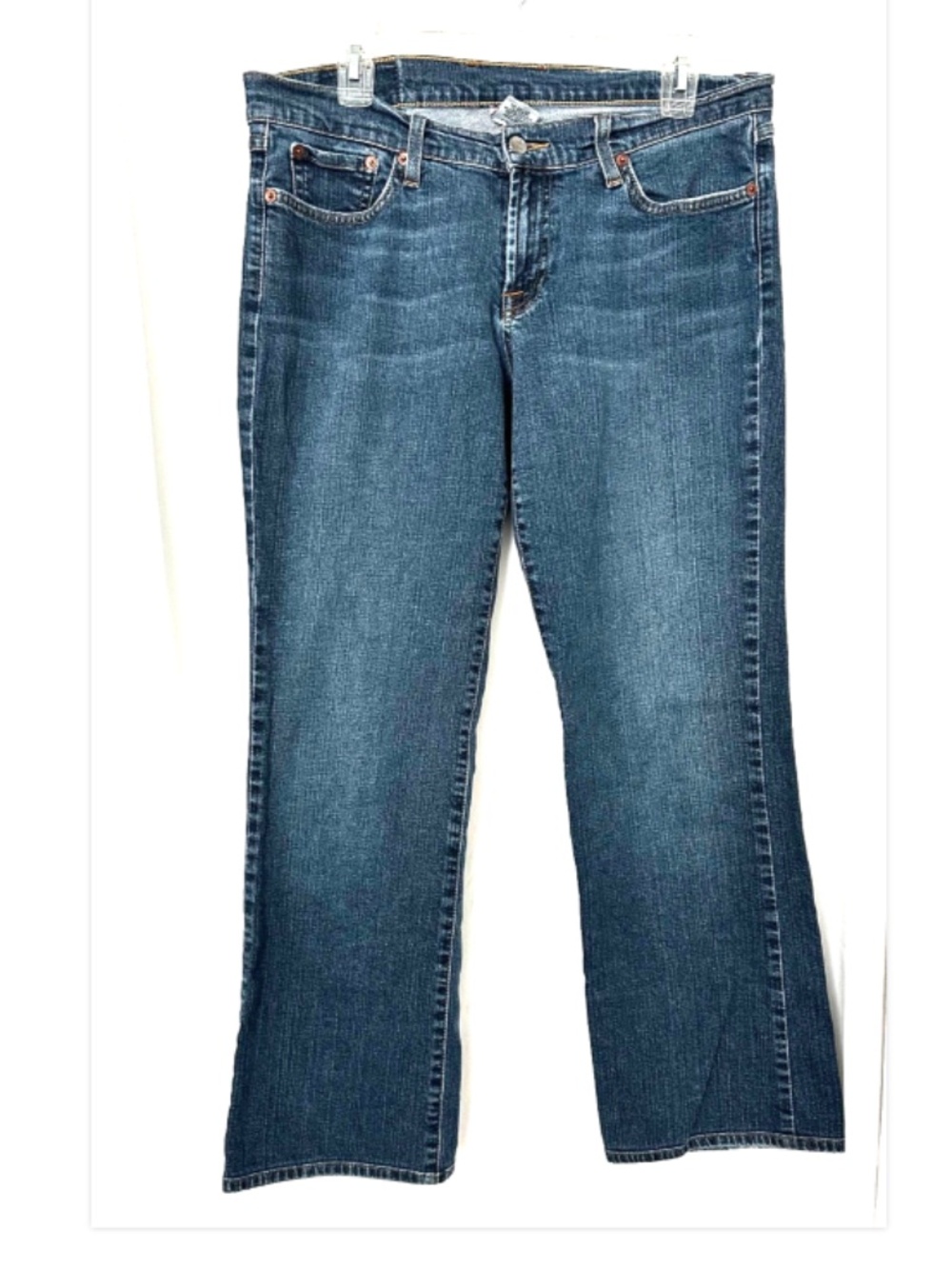 Lucky Brand Dungarees Midrise Slight Flare Size 34" Medium Wash